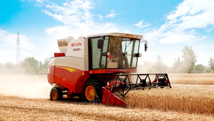 GE80S-H-1在河南省進(jìn)行跨區(qū)作業(yè)